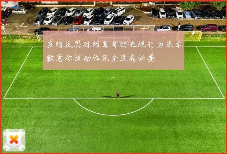 多特反思对约基奇的犯规行为表示歉意称该动作完全没有必要